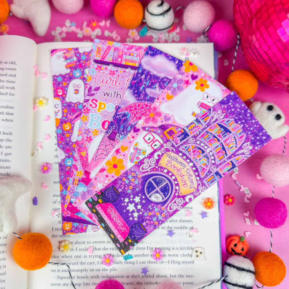 Boo-tiful Spooky Chapters Bookmark Set or Individual – Emily Cromwell ...