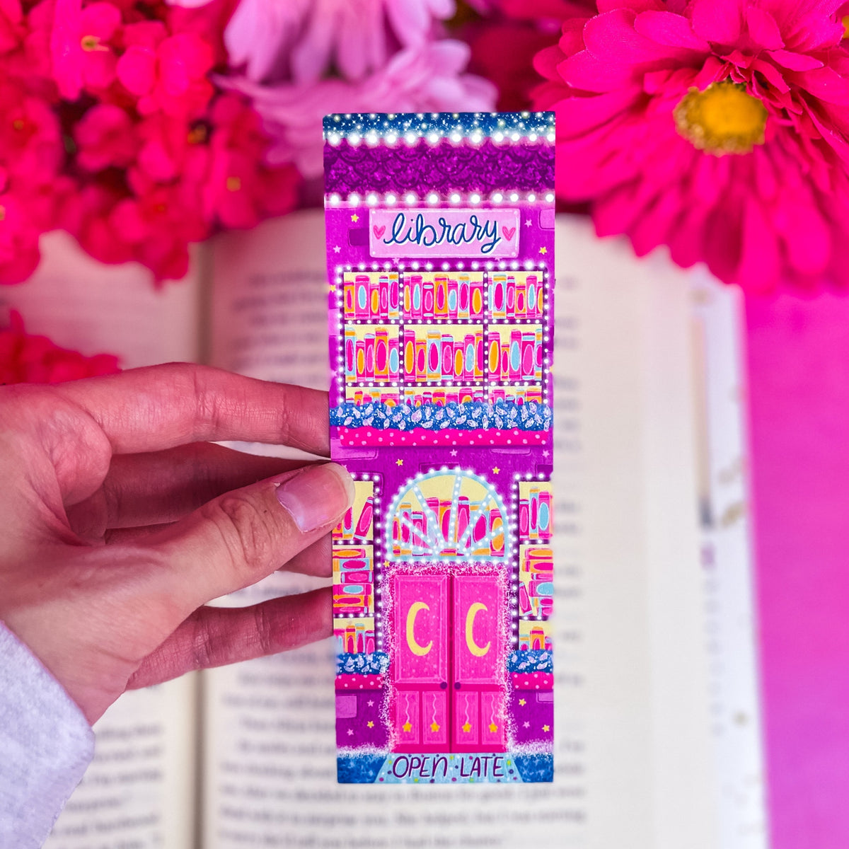 Late Night Library Bookmark – Emily Cromwell Designs