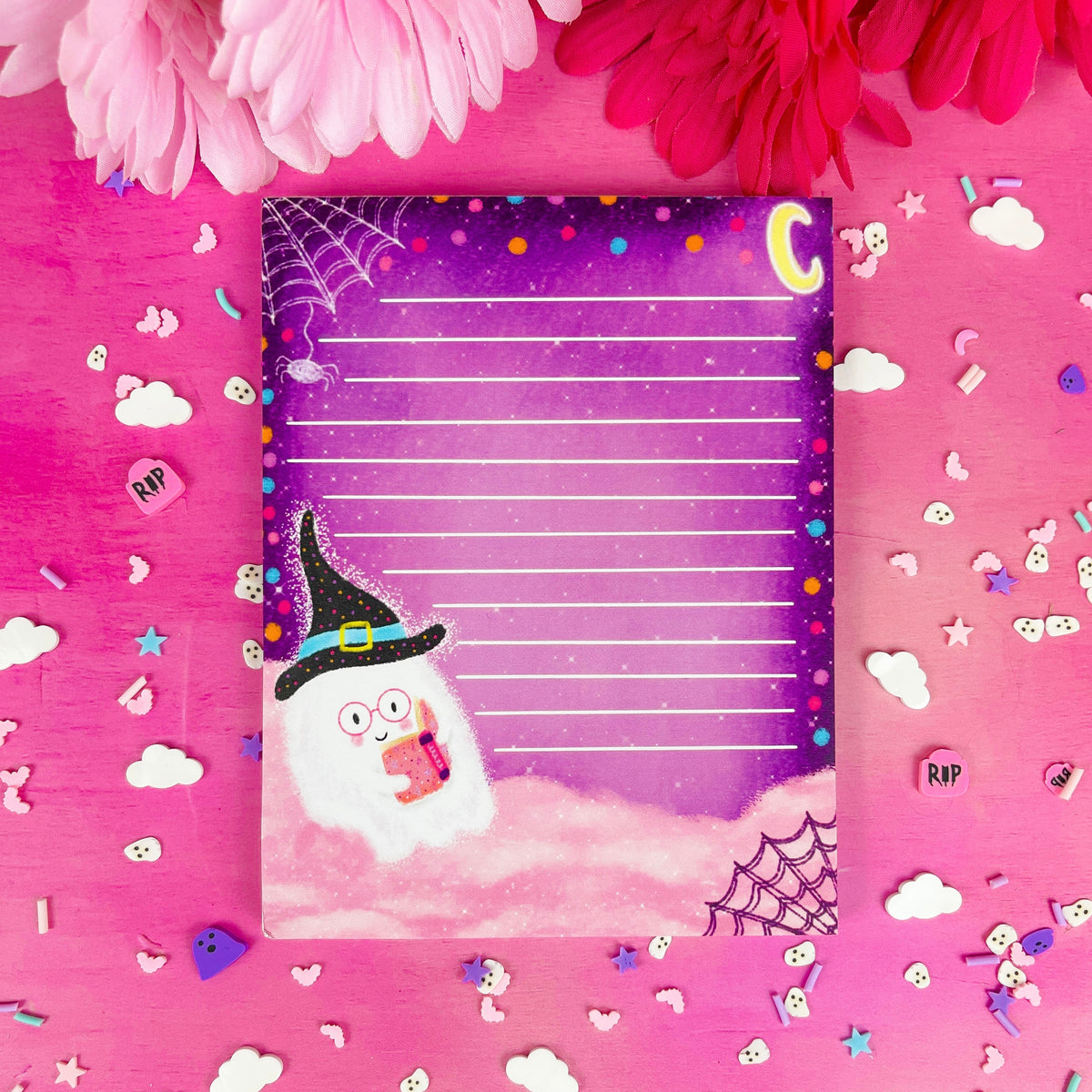 Spooky Halloween Night Notepad 4.25