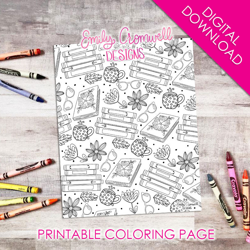 Notebook Coloring Page